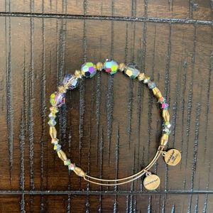 Alex and Ani gold beaded bracelet